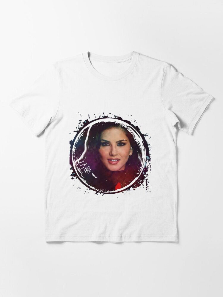 Sunny leone printed cheap t shirt