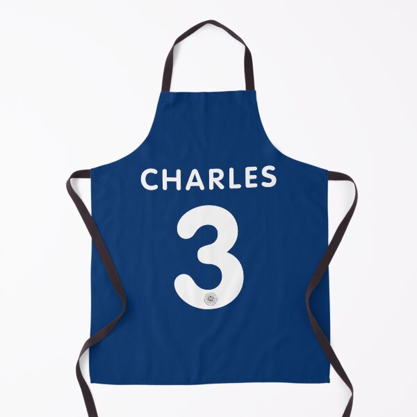 Item preview, Charles 3 Player Jersey Kit in White on Blue Black designed and sold by ArtCounts.