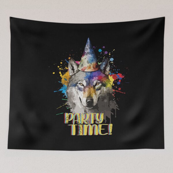 Item preview,  Wolf Birthday Party Time designed and sold by PrettyPittie Shop.
