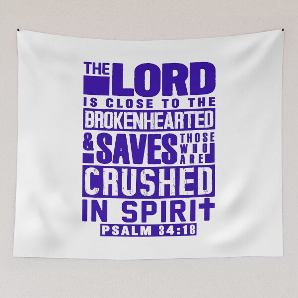 Item preview, Psalm 34:18 The LORD Is Close To The Brokenhearted designed and sold by plushism.