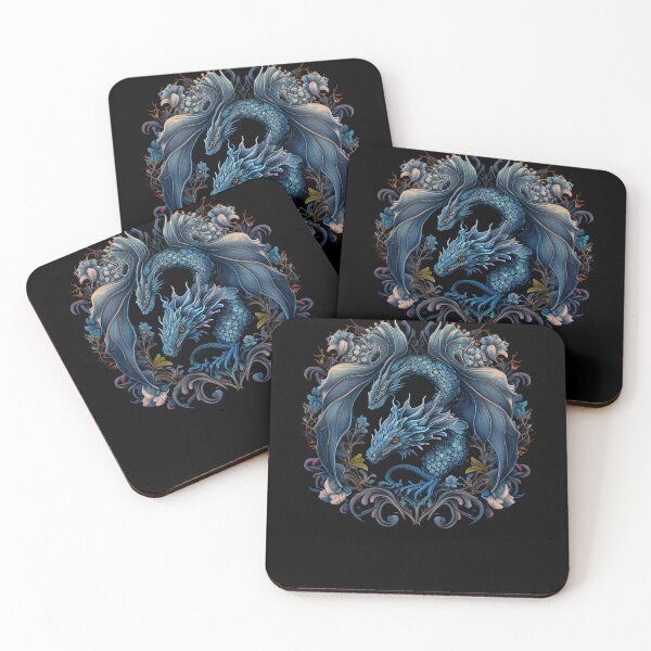 Item preview, Blue Daisy Dragons designed and sold by FantasySoul.
