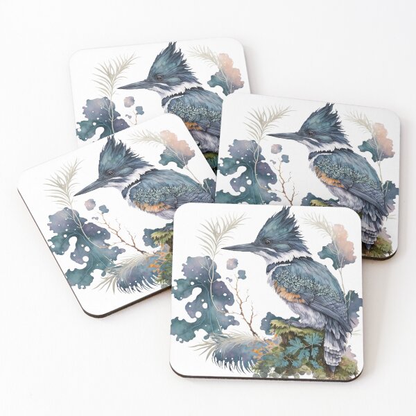 Item preview, Belted Kingfisher designed and sold by MckennaiiShop.