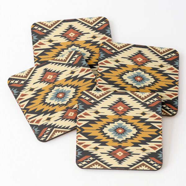 Item preview, Native American decorative patterns with vibrant colors designed and sold by ColorDesign38.