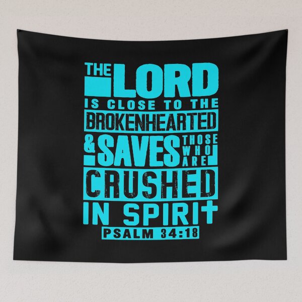Item preview, Psalm 34:18 The LORD Is Close To The Brokenhearted designed and sold by plushism.