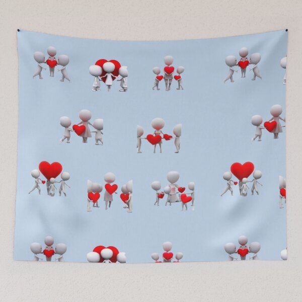 Item preview, Mother's Day pack of 8 stickers 3D heart for mother designed and sold by JaroDesign2023.
