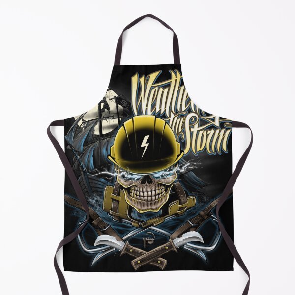 Item preview, Classic Power Lineman 'Weathering The Storm" Pirate Design by RP Thor designed and sold by RPTHOR.