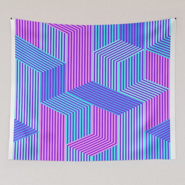 Item preview, Colorful Geometric Lines Seamless Pattern Design designed and sold by deepakrode7.