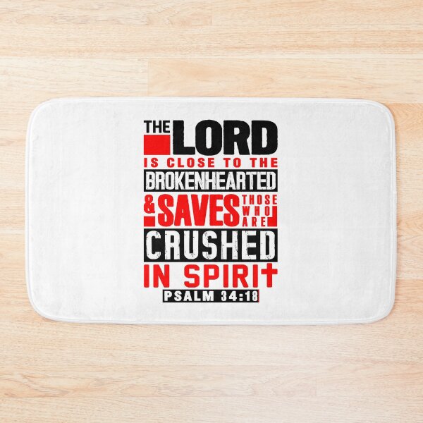 Item preview, Psalm 34:18 The LORD Is Close To The Brokenhearted designed and sold by plushism.