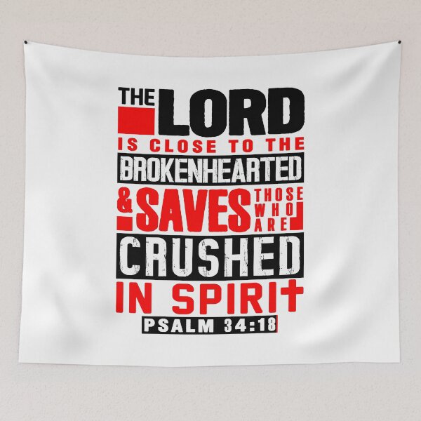 Item preview, Psalm 34:18 The LORD Is Close To The Brokenhearted designed and sold by plushism.