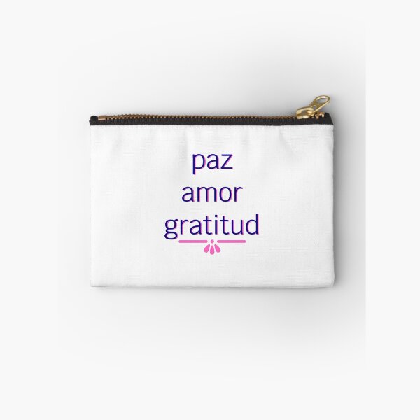 Item preview, Peace, Love, Gratitude (Navy with Pink Shadow) - Spanish designed and sold by SaturdayMeadow.