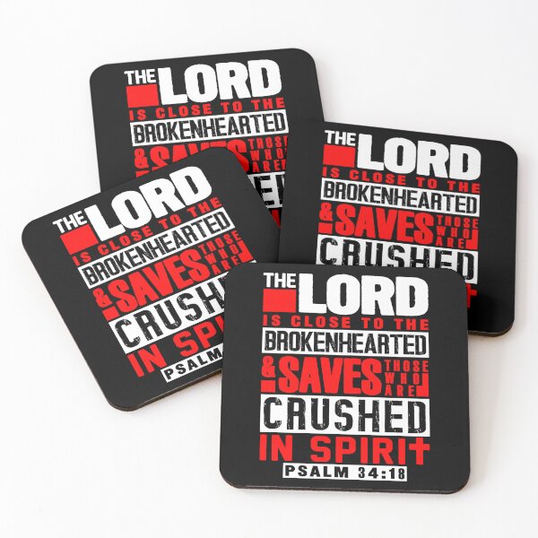 Item preview, Psalm 34:18 The LORD Is Close To The Brokenhearted designed and sold by plushism.