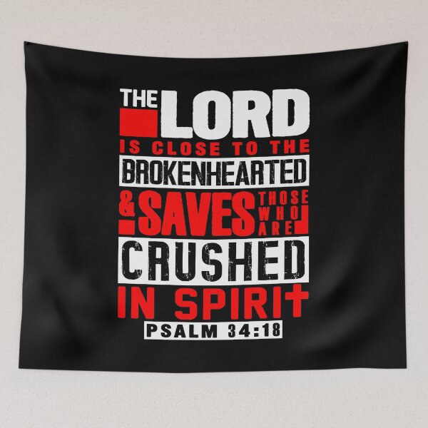Item preview, Psalm 34:18 The LORD Is Close To The Brokenhearted designed and sold by plushism.