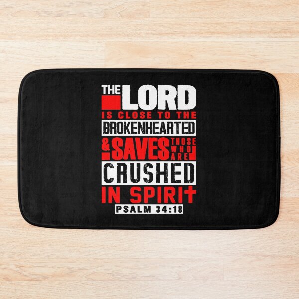 Item preview, Psalm 34:18 The LORD Is Close To The Brokenhearted designed and sold by plushism.