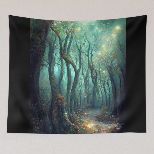 Item preview, Fairytale forest - Fantasy dream designed and sold by Monkyra.