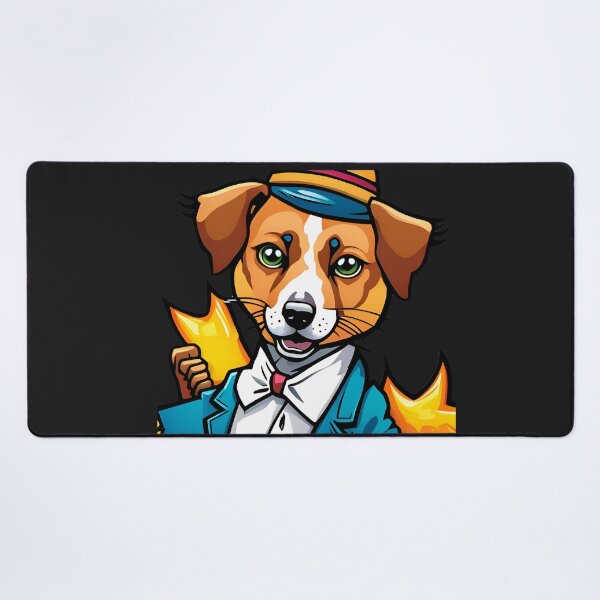 Item preview, Illustration of a Jack Russell Terrier with a torch in his hand designed and sold by LooperSDart.