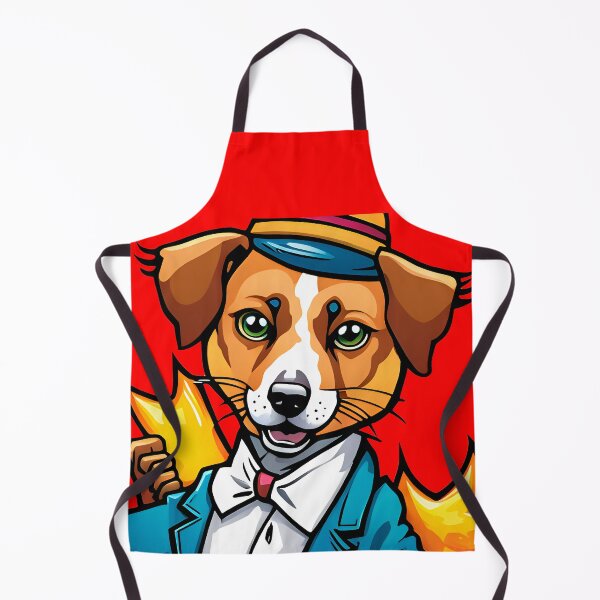 Item preview, Illustration of a Jack Russell Terrier with a torch in his hand designed and sold by LooperSDart.