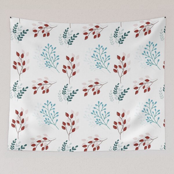 Item preview, Floral and berry pattern design designed and sold by sunnylittle.