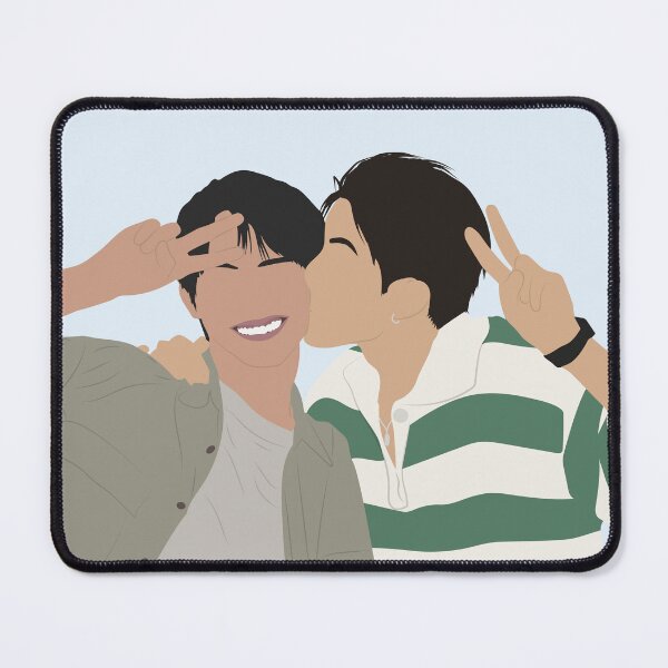 Item preview, Ayan kissing Akk's cheek designed and sold by Pinu92.