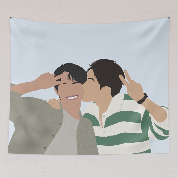 Item preview, Ayan kissing Akk's cheek designed and sold by Pinu92.