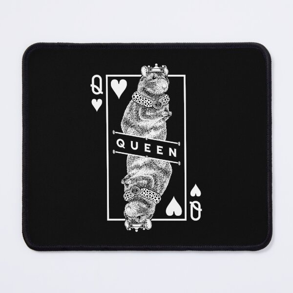 Item preview, Fancy Rat Lover Queen Of Hearts Funny Pet Rodent Pop Art designed and sold by GrandeDuc.