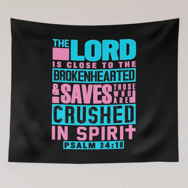 Item preview, Psalm 34:18 The LORD Is Close To The Brokenhearted designed and sold by plushism.