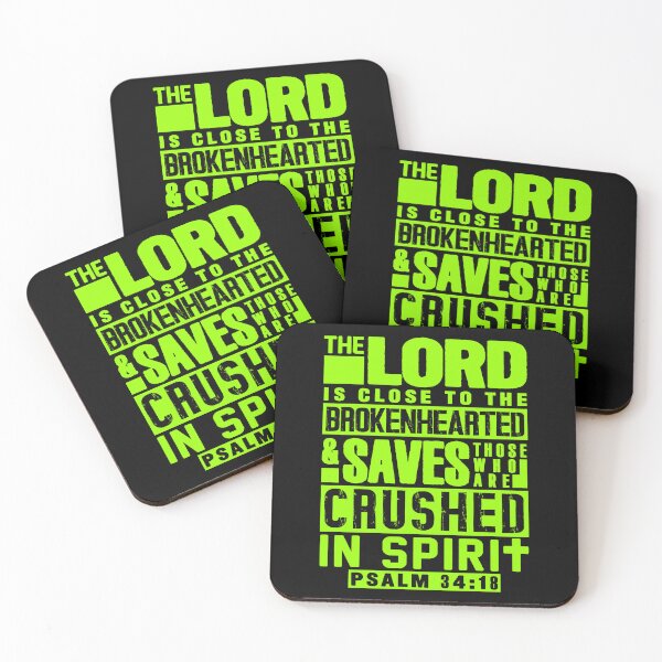 Item preview, Psalm 34:18 The LORD Is Close To The Brokenhearted designed and sold by plushism.