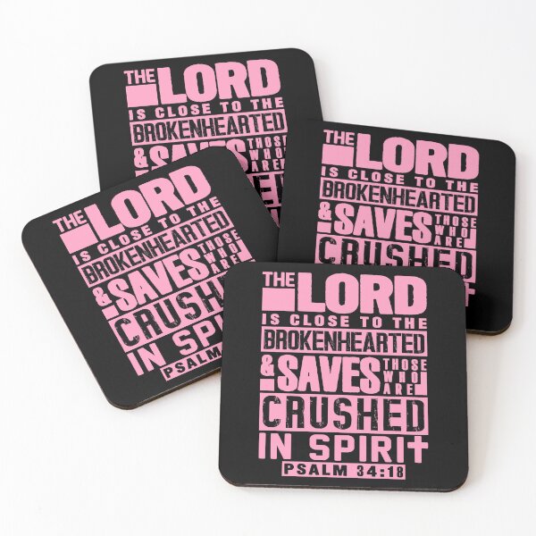 Item preview, Psalm 34:18 The LORD Is Close To The Brokenhearted designed and sold by plushism.