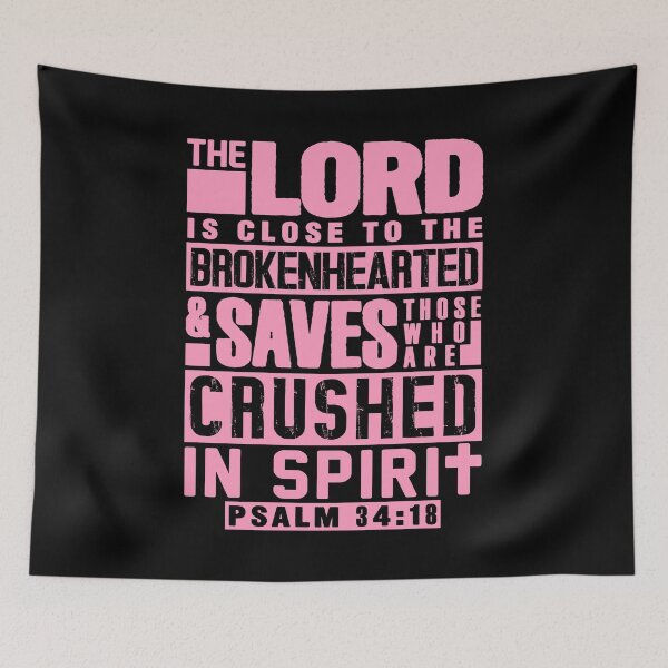 Item preview, Psalm 34:18 The LORD Is Close To The Brokenhearted designed and sold by plushism.