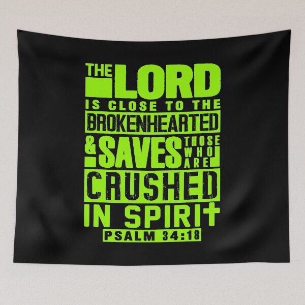 Item preview, Psalm 34:18 The LORD Is Close To The Brokenhearted designed and sold by plushism.