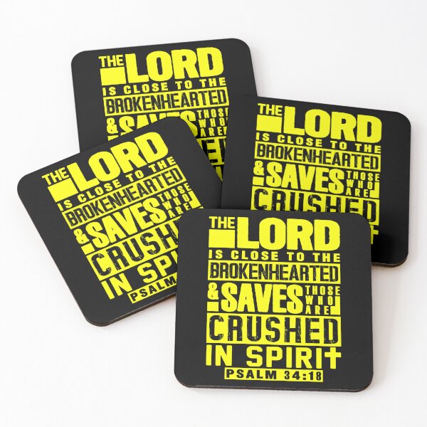 Item preview, Psalm 34:18 The LORD Is Close To The Brokenhearted designed and sold by plushism.