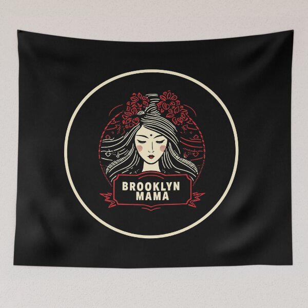 Item preview, Brooklyn Mama with Roses designed and sold by BrooklynMugs.