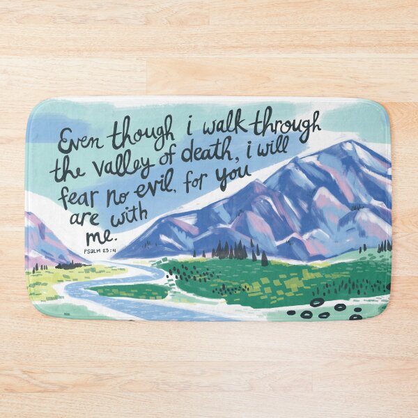 Item preview, Psalm 23:4 Mountains and Valleys - Even though I walk through the valley of death designed and sold by Steph Calvert Art.