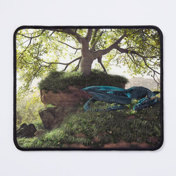 Item preview, Saphira Sleeps - Fantasy Art designed and sold by Sherry Grandy.