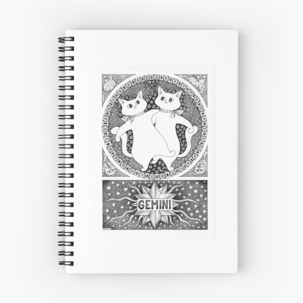 Item preview, Zodiac sign:Gemini for cat lovers designed and sold by gatteria.