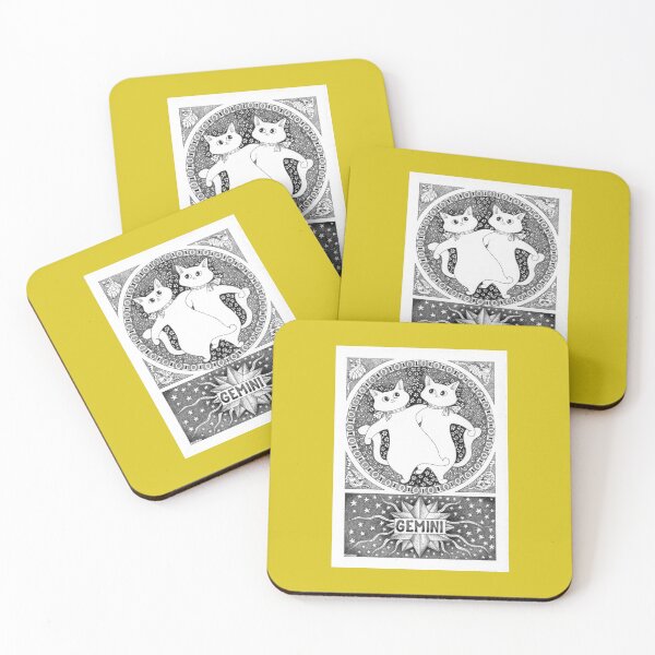 Item preview, Zodiac sign:Gemini for cat lovers designed and sold by gatteria.