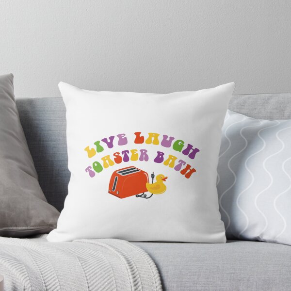 Item preview, Live laugh toaster bath designed and sold by remerasnerdas.