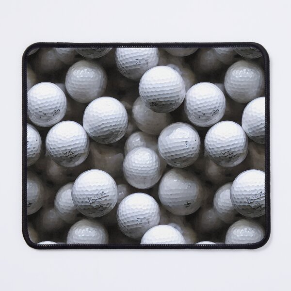 Item preview, White Golf Balls Pattern designed and sold by Pattrnz.
