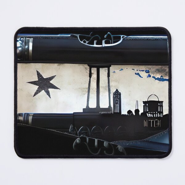 Item preview, Abstract metal work Texas view designed and sold by SK8N.