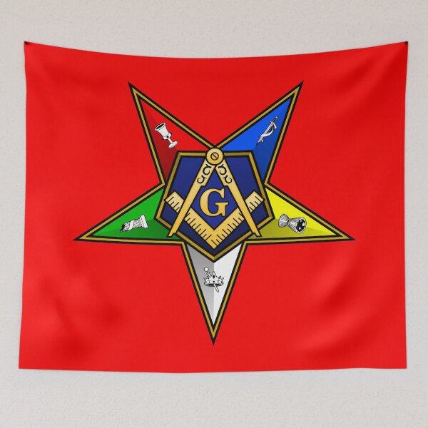 Item preview, OES Emblem Order of the Eastern Star Masonic Square & Compass designed and sold by MasterMasonMade.