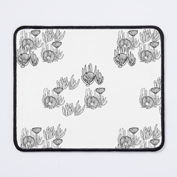 Item preview, Monochrome Ice Plant designed and sold by nicheVda.