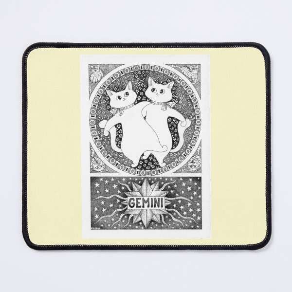 Item preview, Zodiac sign:Gemini for cat lovers designed and sold by gatteria.