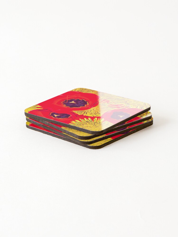 Thumbnail 4 of 5, Coasters (Set of 4), Spring designed and sold by Glenbobagins.