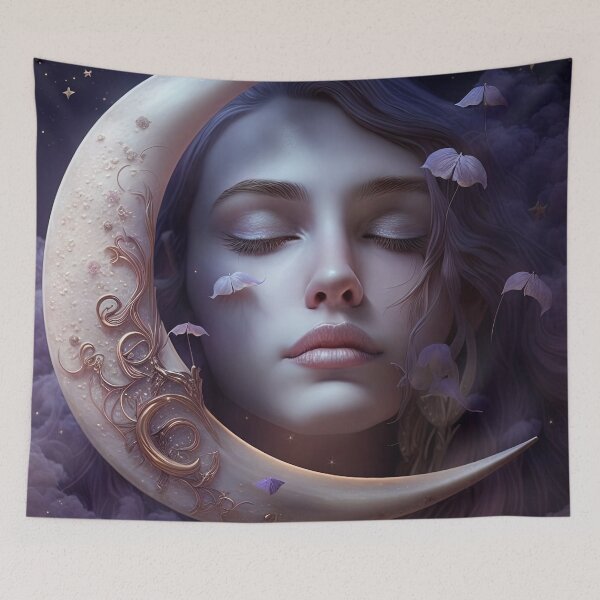 Item preview, Moon Godess and Falling Flower Petals designed and sold by Juliascutecornr.
