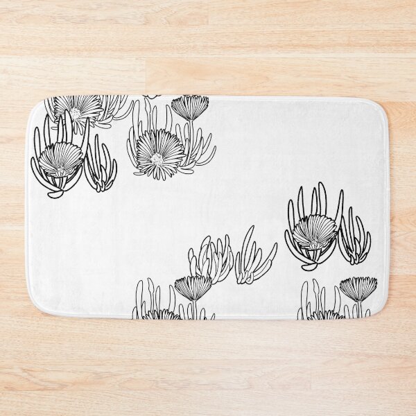 Item preview, Monochrome Ice Plant designed and sold by nicheVda.