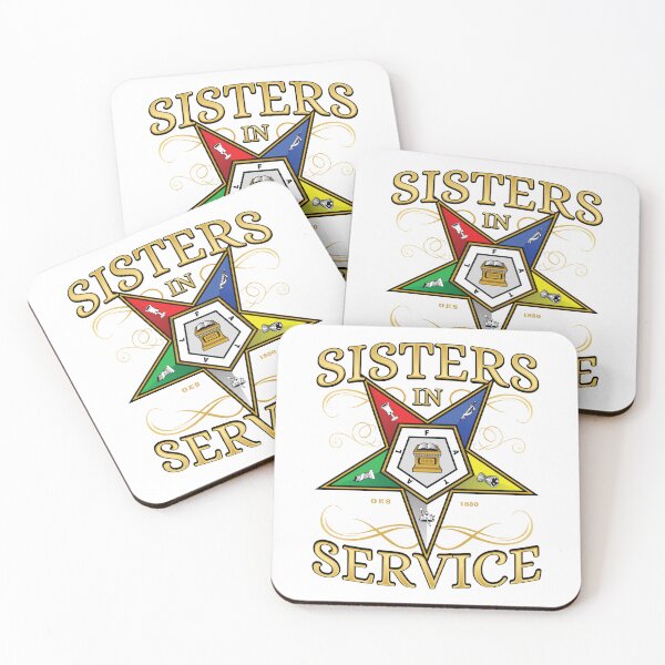 Item preview, OES Sisters In Service Order of the Eastern Star designed and sold by MasterMasonMade.
