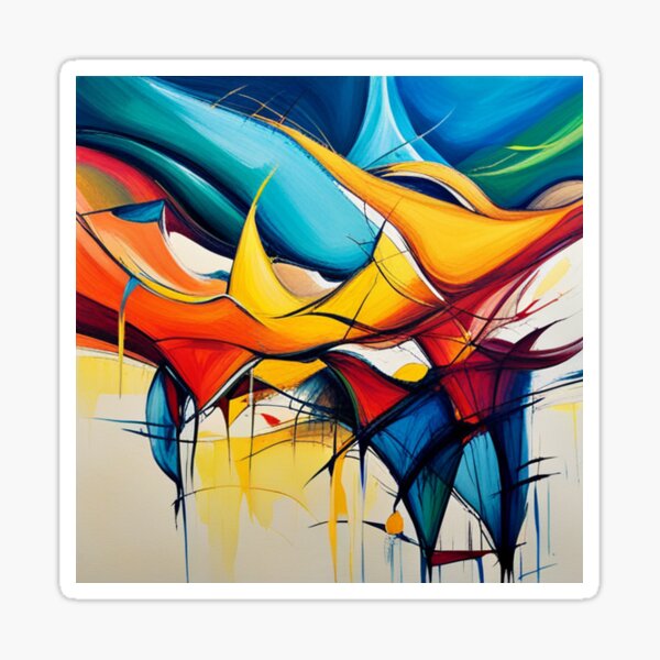 Item preview, Colorful Chaos: An Abstract Exploration designed and sold by Perrots.