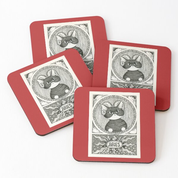 Item preview, A Zodiac sign: Aries Cat designed and sold by gatteria.