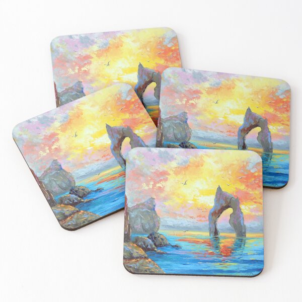 Item preview, Dawn on the rocky shore designed and sold by Olha Darchuk.