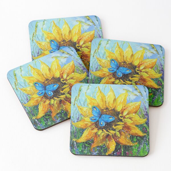 Item preview, Sunflower and Butterfly designed and sold by Olha Darchuk.