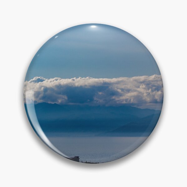 Item preview, Distant low clouds over mountains designed and sold by Shizenkai.